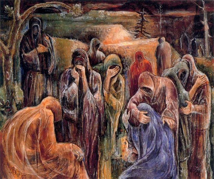 The Grieving Women Albert Bloch